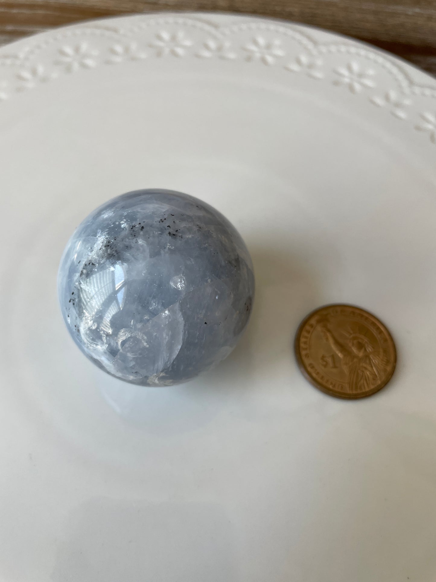 Blue Calcite | Sphere