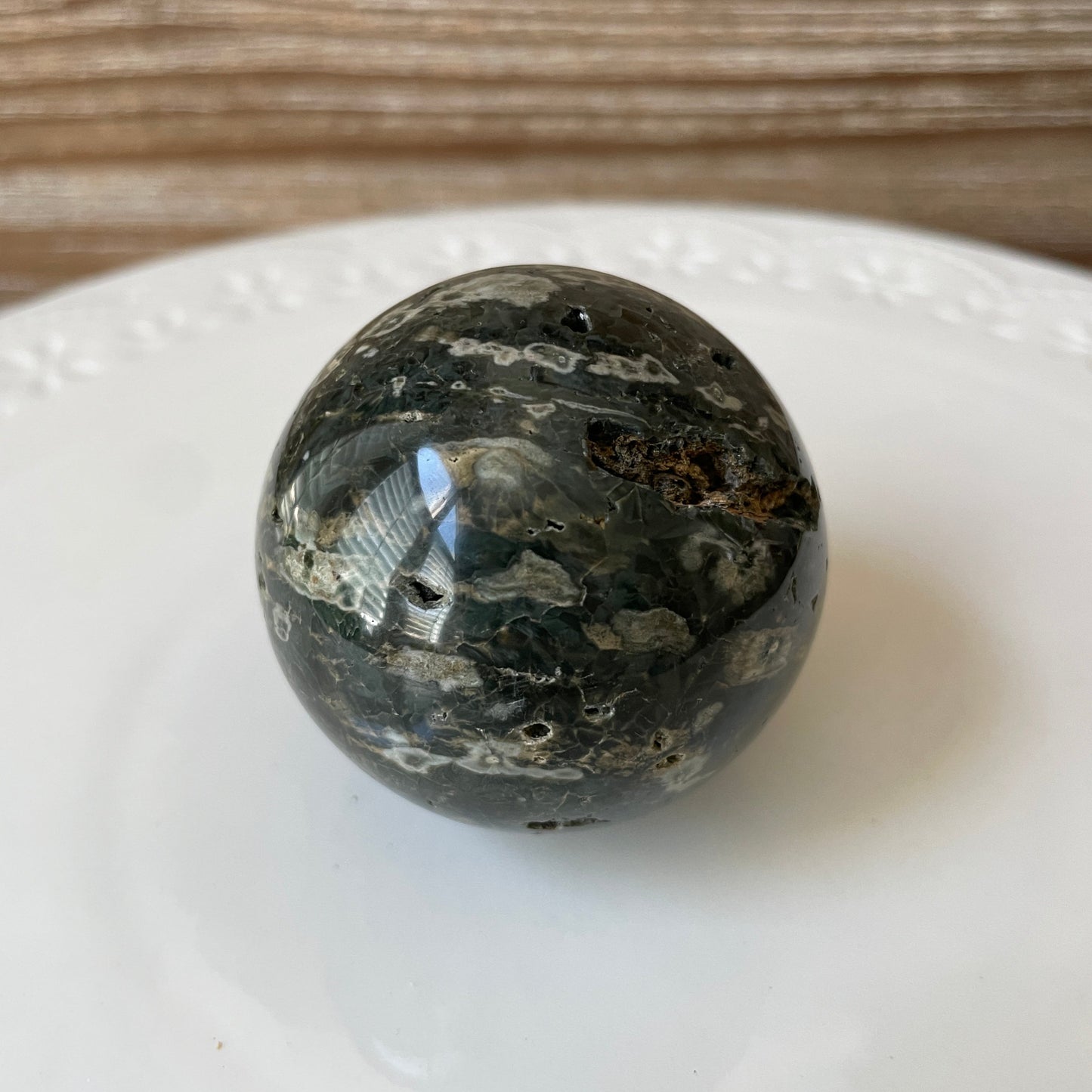 ocean jasper crystal sphere gift