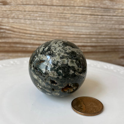 ocean jasper crystal sphere gift