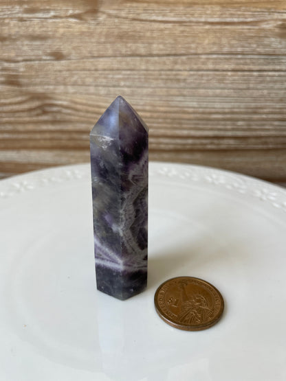 dream amethyst point crystal tower purple gift