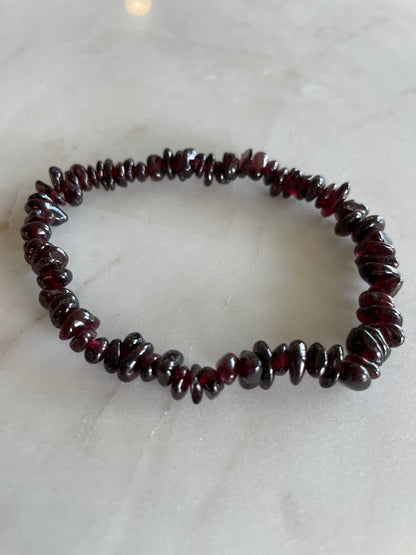 red garnet crystal chip bracelet jewelry gifts under $10