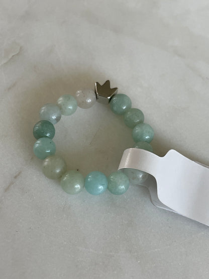 green aventurine beaded ring crystal gifts under $10