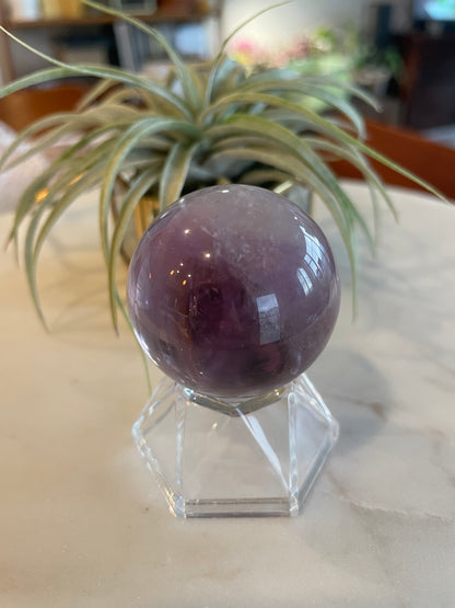 amethyst sphere high quality crystal gift natural home decor purple statement piece