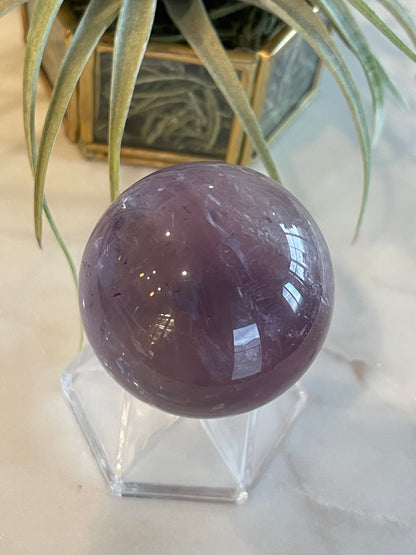 amethyst sphere high quality crystal gift natural home decor purple statement piece