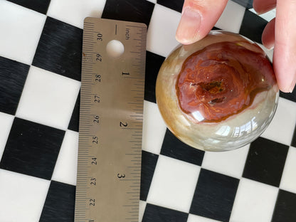 Polychrome Jasper | Double Eyeball Crystal Sphere