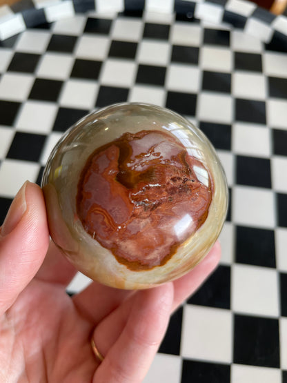 Polychrome Jasper | Double Eyeball Crystal Sphere