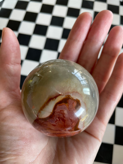 Polychrome Jasper | Double Eyeball Crystal Sphere