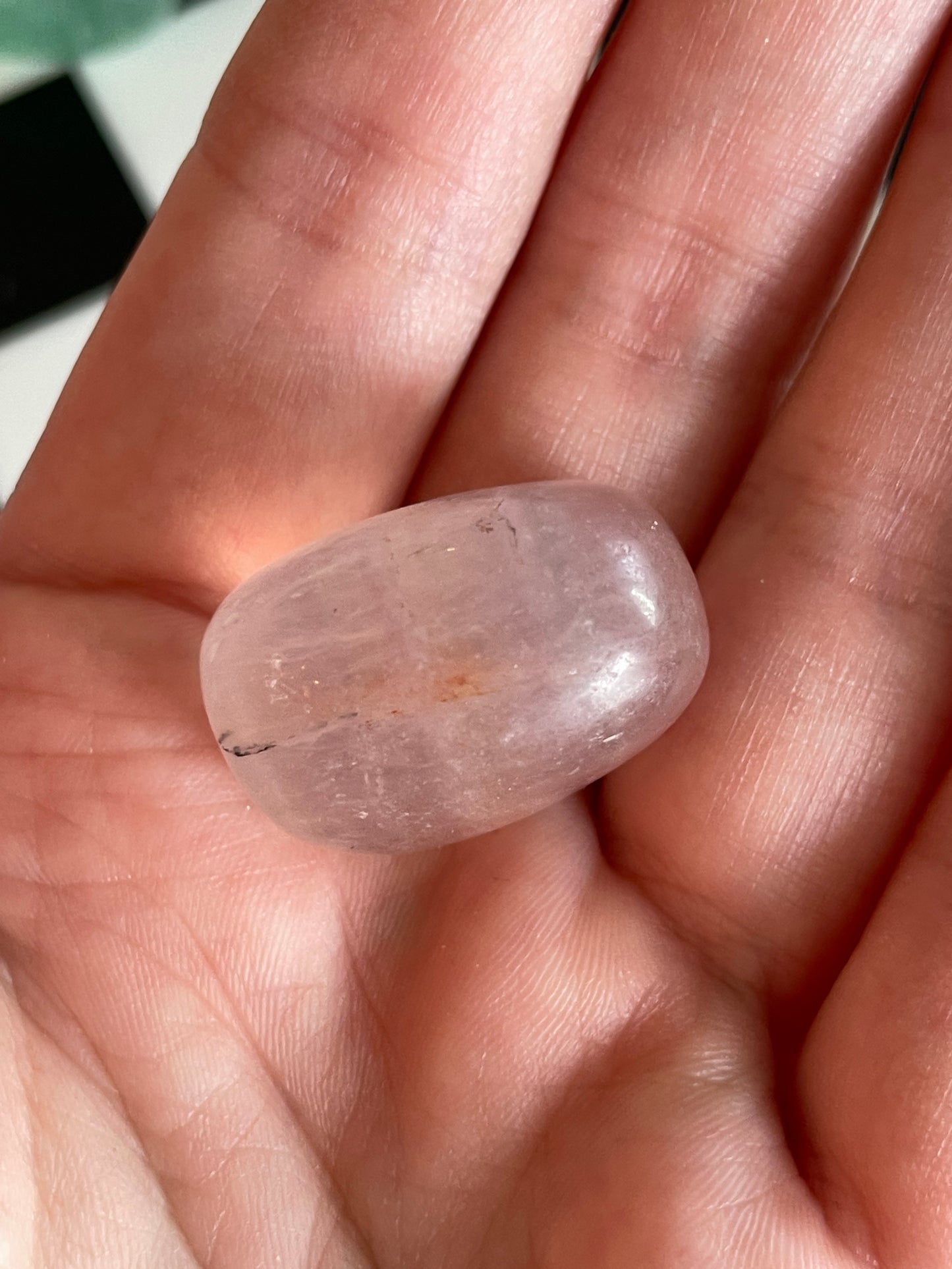 Fluorite Tumble Stone Fluorite Healing Stone Meditation Crystal Spiritual Gift Focus Crystal Natural Home Decor Mindfulness Altar Piece Fluorite Talisman