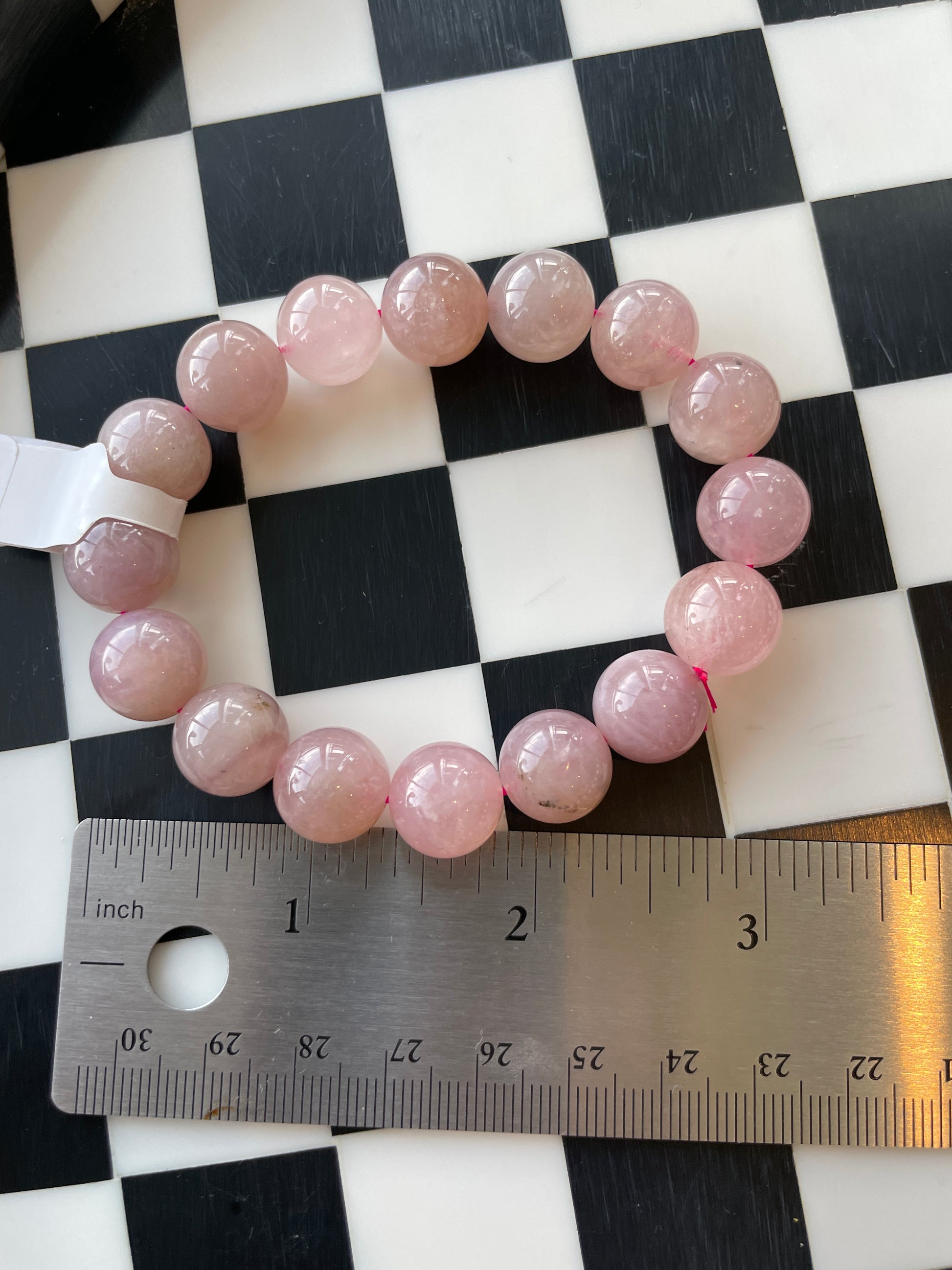 pink lavender rose quartz crystal bracelet hand carved crystal jewelry gift for friend spiritual gift rock minerals healing crystal gift for witch gift for girlfriend gift for wife