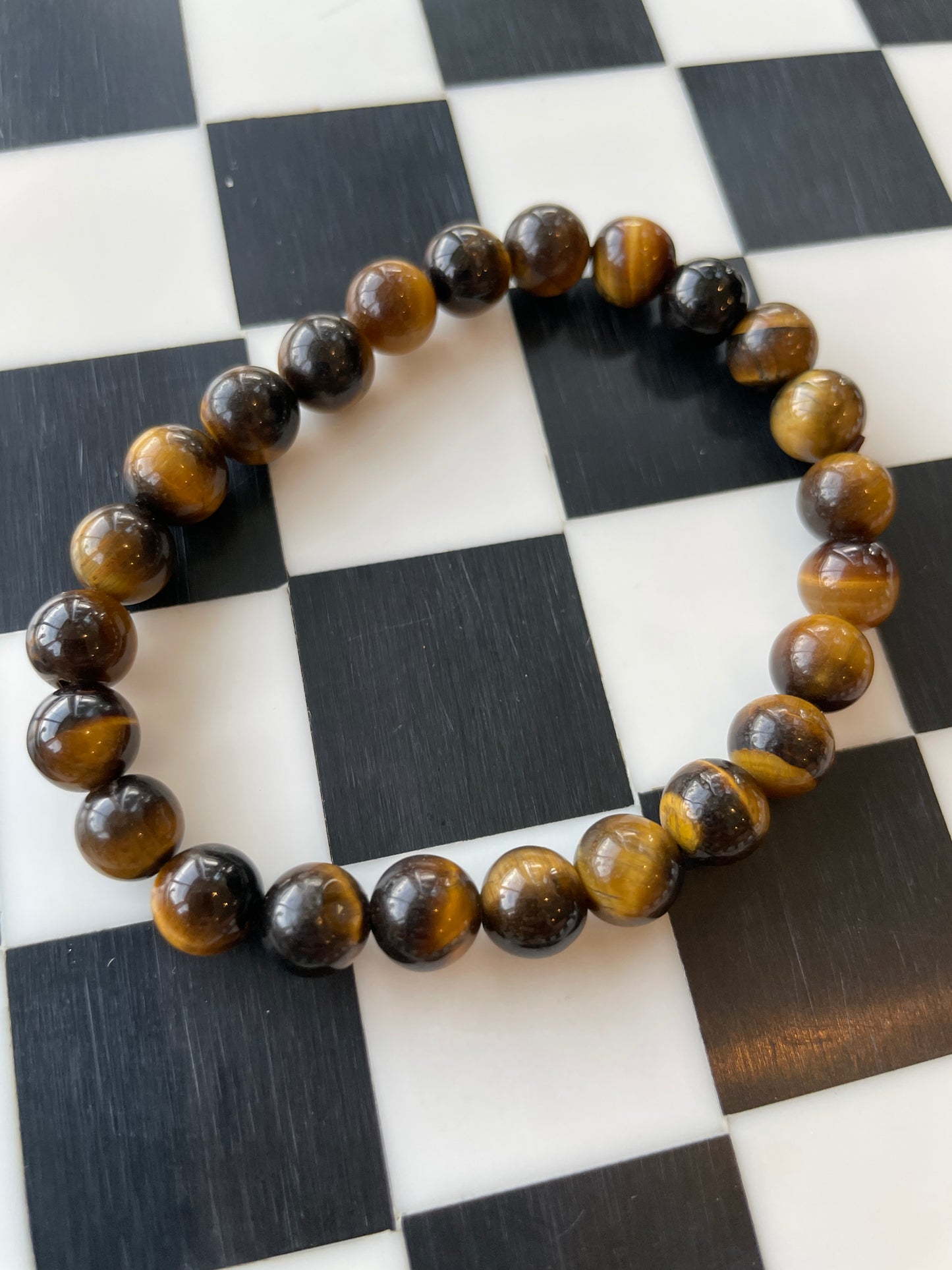 tigers eye quartz crystal bracelet hand carved crystal jewelry gift for friend spiritual gift rock minerals healing crystal gift for witch gift