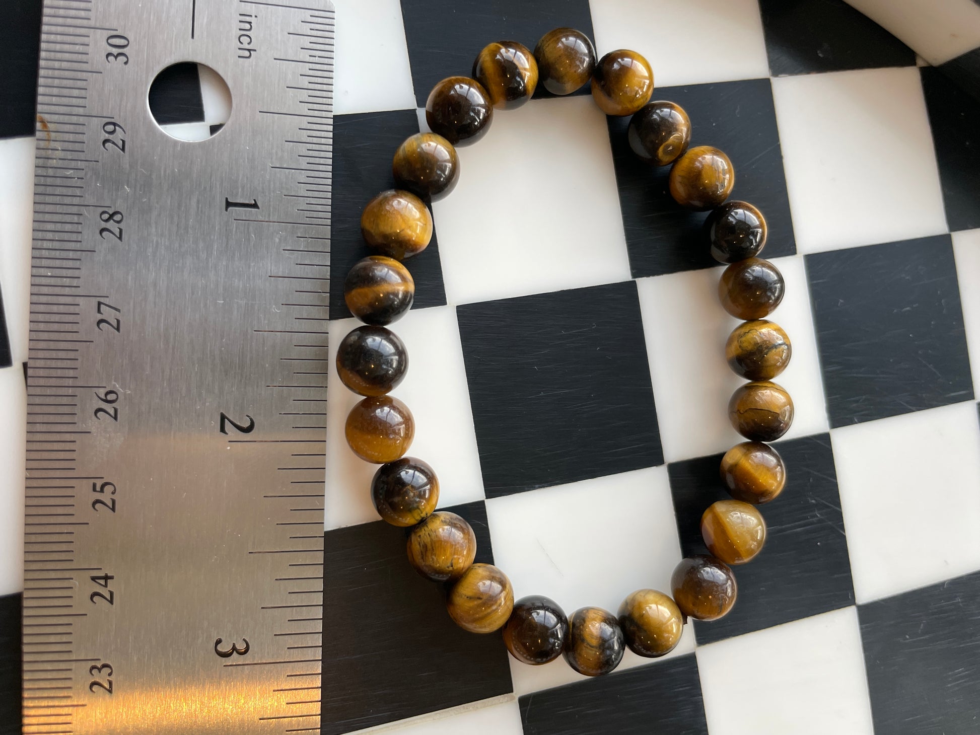 tigers eye quartz crystal bracelet hand carved crystal jewelry gift for friend spiritual gift rock minerals healing crystal gift for witch gift