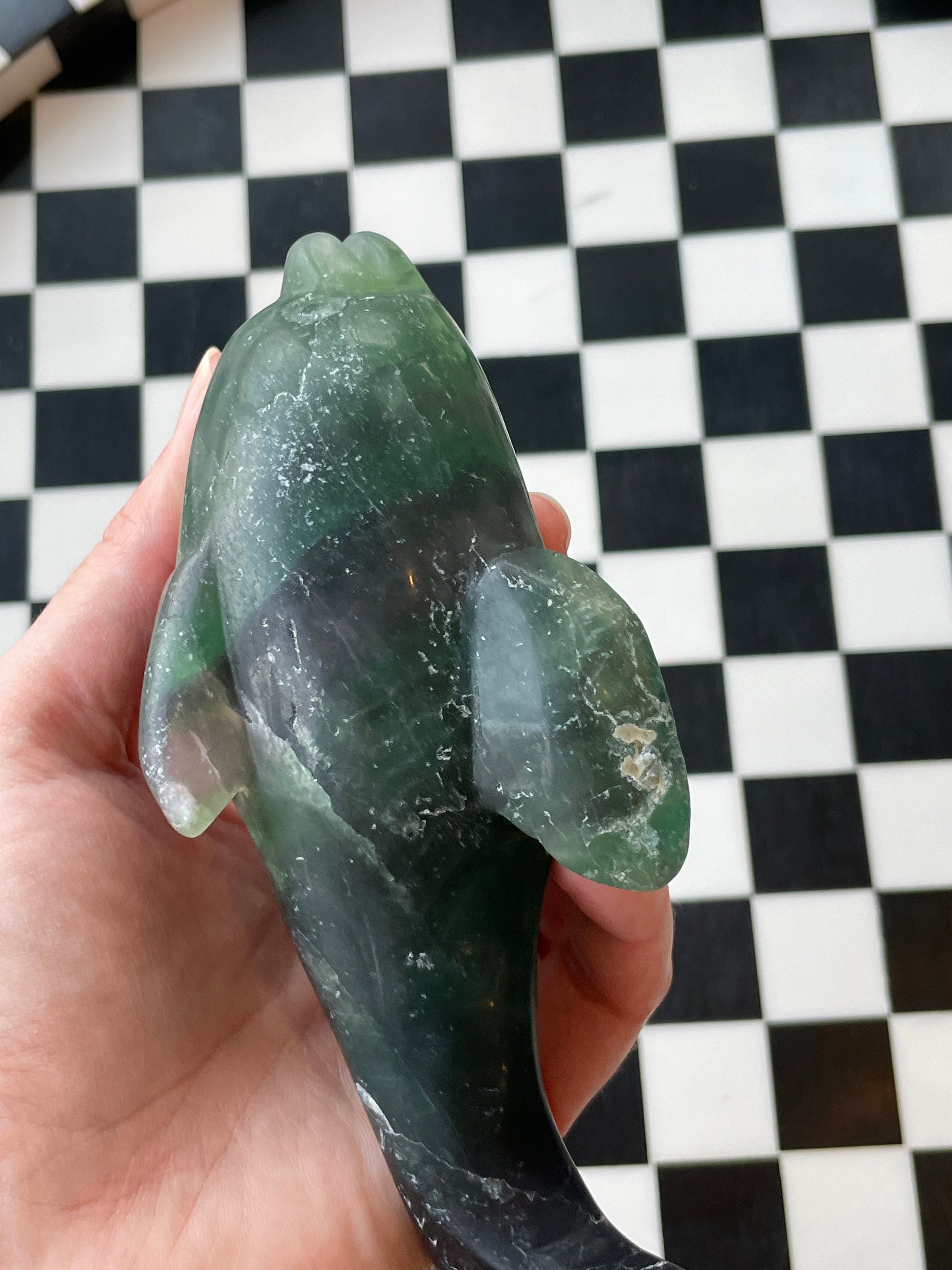 green fluorite crystal carving hand carved crystal gift for friend spiritual gift rock minerals crystal point natural home decor altar piece healing crystal gift for witch