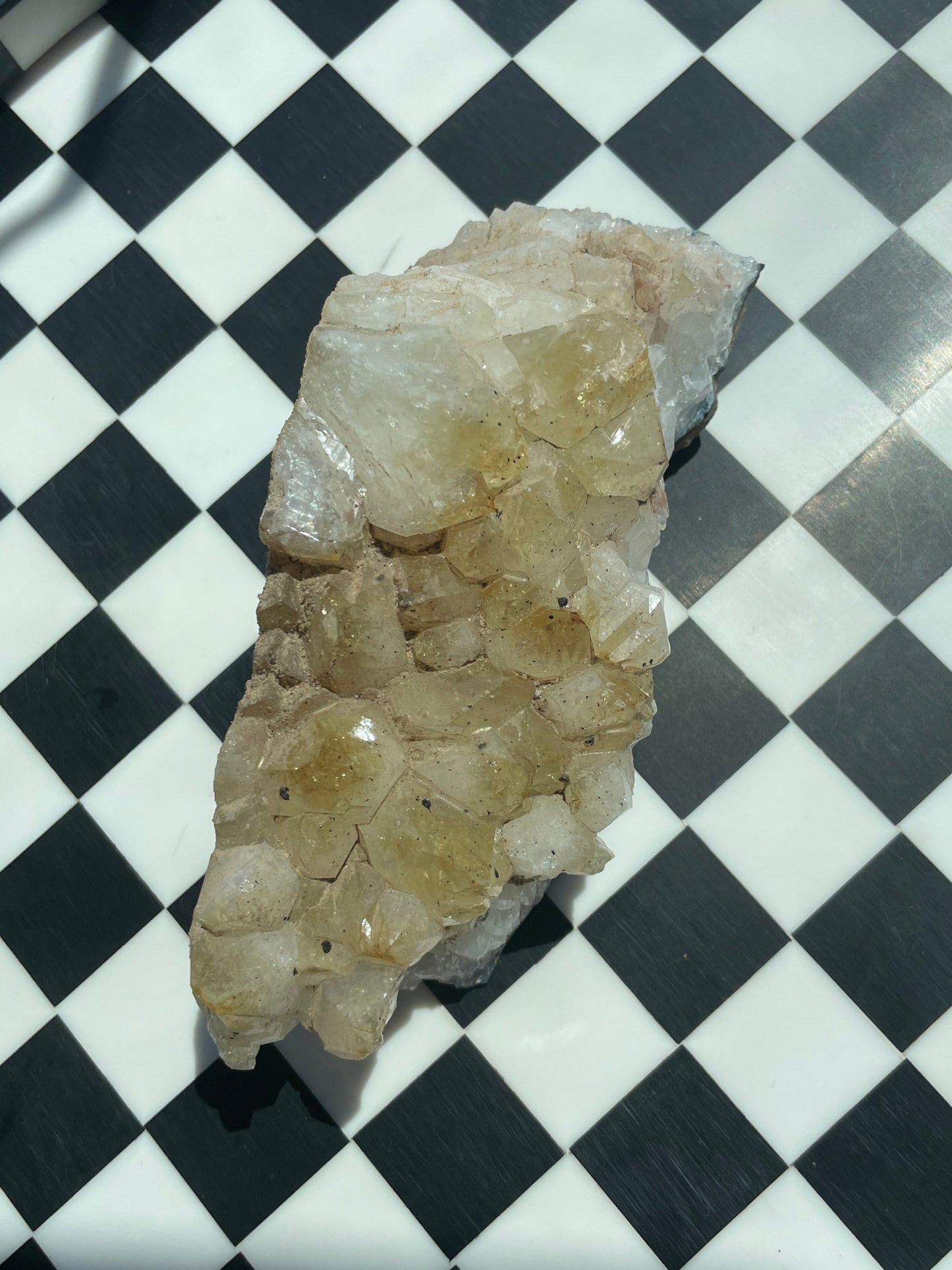 citrine raw crystal specimen natural home decor statement piece altar figurine spiritual gift healing stone rock mineral gem orange gold gray white clear