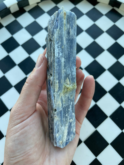 blue kyanite raw crystal specimen natural rock mineral healing stone magic crystal altar piece witchcraft gift for witch