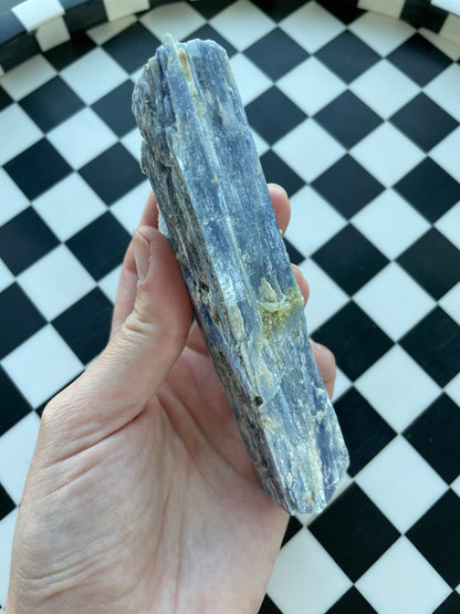 blue kyanite raw crystal specimen natural rock mineral healing stone magic crystal altar piece witchcraft gift for witch