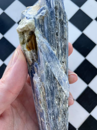 blue kyanite raw crystal specimen natural rock mineral healing stone magic crystal altar piece witchcraft gift for witch