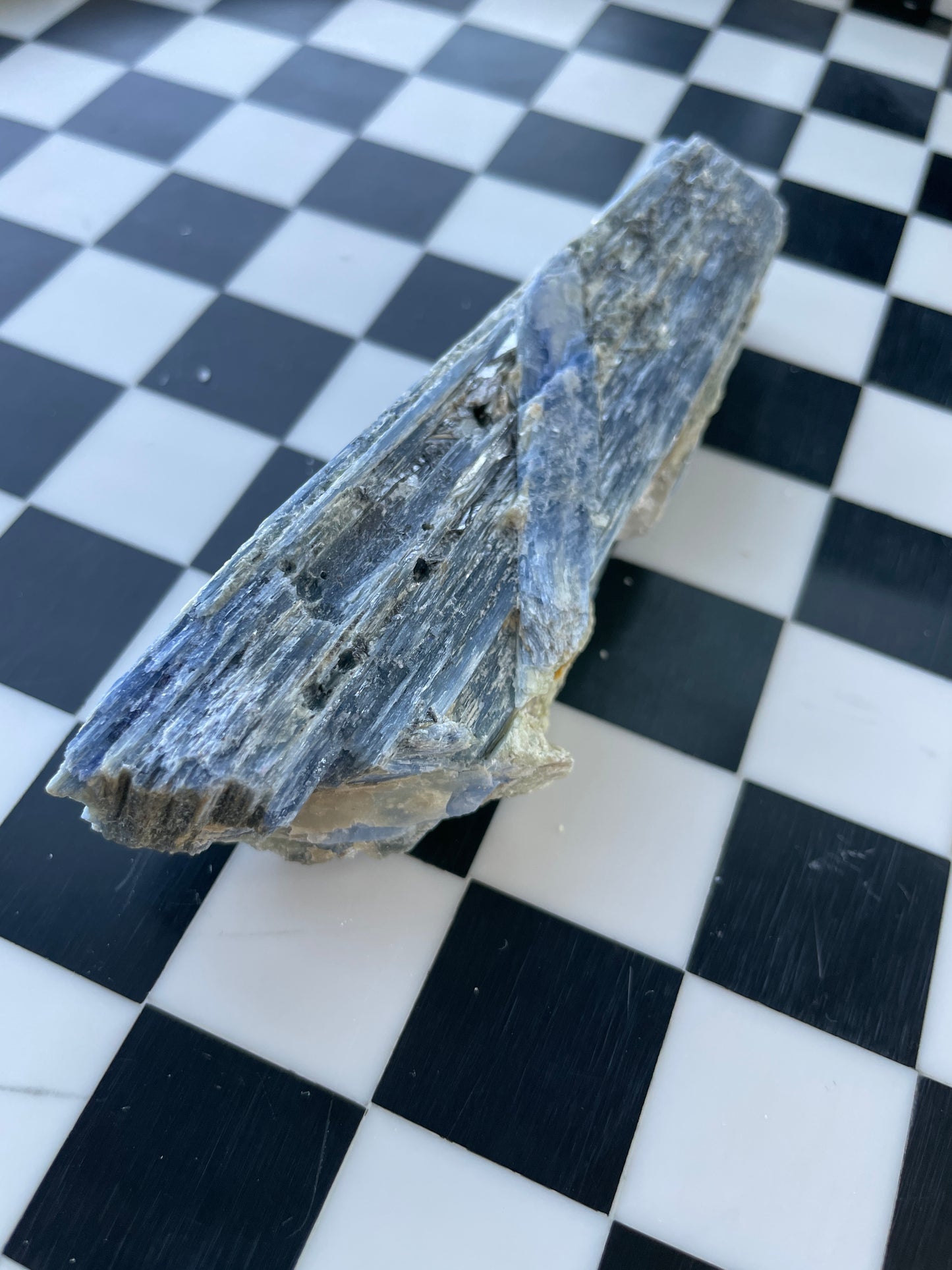 blue kyanite raw crystal specimen natural rock mineral healing stone magic crystal altar piece witchcraft gift for witch