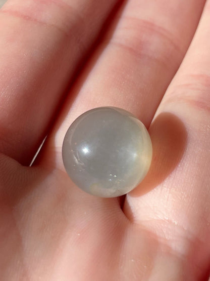 Black Moonstone and Sunstone Mini Sphere