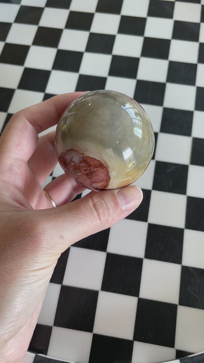 Polychrome Jasper | Double Eyeball Crystal Sphere