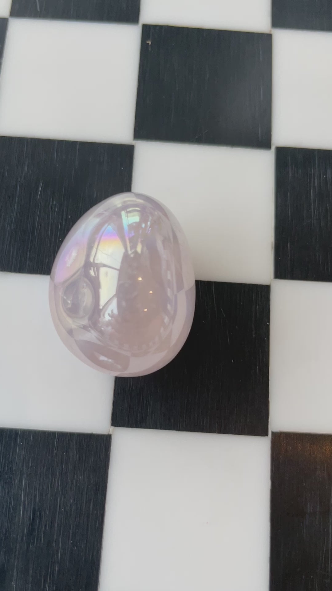 Aura Rose Quartz Tumble Stone Crystal Pink Healing Crystal Meditation Tool Rose Quartz Chakra Stone Rainbow Crystal Spiritual Gift 1 inch Heart Chakra Stone Pink Polished Rainbow Gemstone