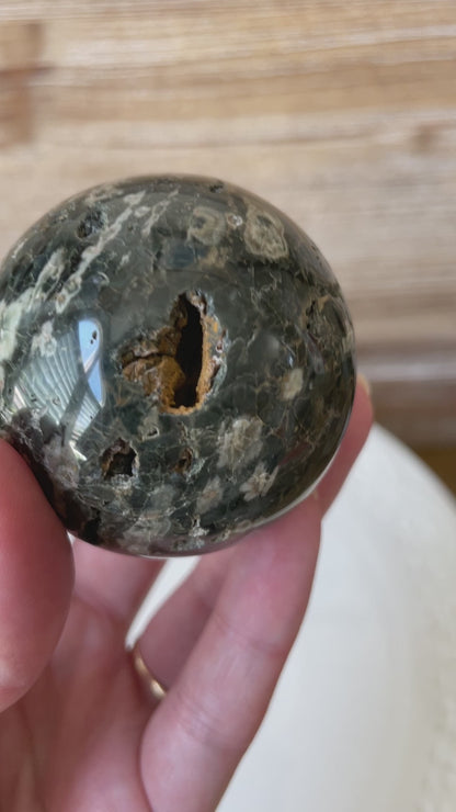 ocean jasper crystal sphere gift