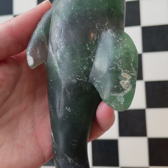 green fluorite crystal carving hand carved crystal gift for friend spiritual gift rock minerals crystal point natural home decor altar piece healing crystal gift for witch