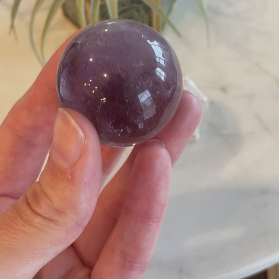 amethyst sphere high quality crystal gift natural home decor purple statement piece