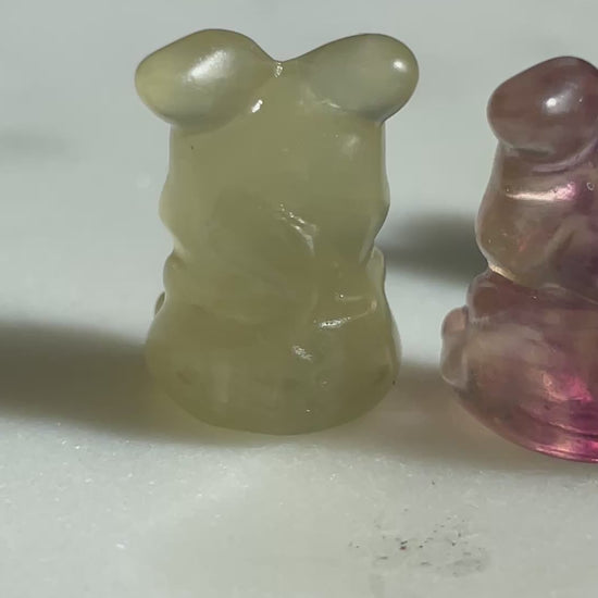 Pokémon figurine pikachu carving fluorite tiny crystal pikachu fluorite display collectible pokemon natural crystal rainbow fluorite multicolor Pokemon decor pikachu stocking stuffer pokemon gift